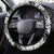 Guam Hafa Adai Guasali Flowers Steering Wheel Cover