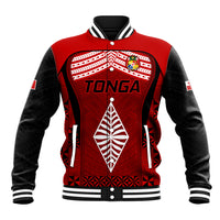 Tonga Rugby Baseball Jacket Go Champions World Cup 2023 Ngatu Unique LT9 Unisex Red - Polynesian Pride