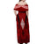 Tonga Rugby Off Shoulder Maxi Dress Go Champions World Cup 2023 Ngatu Unique LT9 - Polynesian Pride