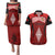 Custom Tonga Rugby Couples Matching Puletasi Dress and Hawaiian Shirt Go Champions World Cup 2023 Ngatu Unique LT9 Red - Polynesian Pride