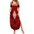 Custom Tonga Rugby Summer Maxi Dress Go Champions World Cup 2023 Ngatu Unique LT9 Women Red - Polynesian Pride