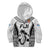 Fiji Rugby Kid Hoodie Go Champions World Cup 2023 Tapa Unique White Vibe LT9 - Polynesian Pride