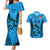 Fiji Rugby Couples Matching Mermaid Dress and Hawaiian Shirt Go Champions World Cup 2023 Tapa Unique Blue Vibe LT9 Blue - Polynesian Pride