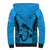 Fiji Rugby Sherpa Hoodie Go Champions World Cup 2023 Tapa Unique Blue Vibe LT9 - Polynesian Pride