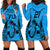 Custom Fiji Rugby Hoodie Dress Go Champions World Cup 2023 Tapa Unique Blue Vibe LT9 - Polynesian Pride