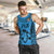 Custom Fiji Rugby Men Tank Top Go Champions World Cup 2023 Tapa Unique Blue Vibe LT9 - Polynesian Pride