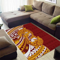 Couple Dolphins Maori Motif Area Rug - Polynesian Pride
