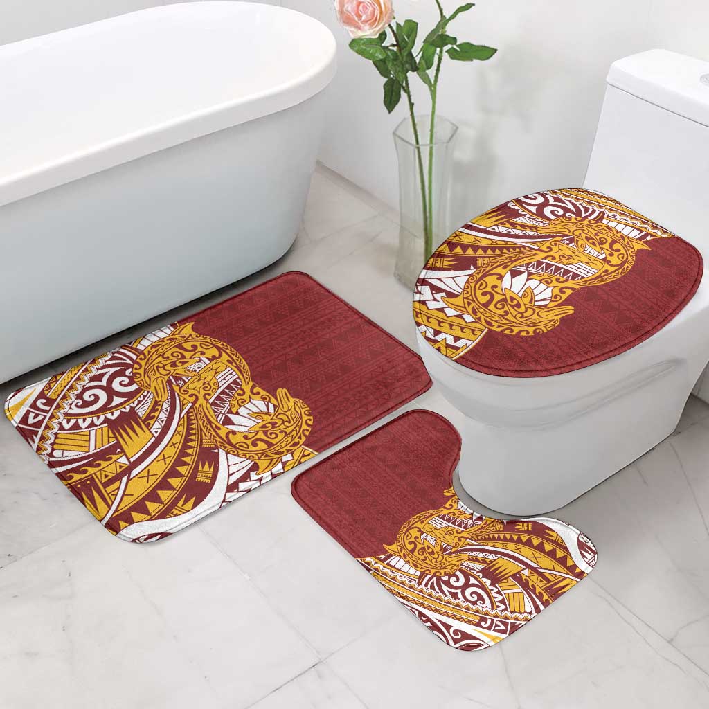 Couple Dolphins Maori Motif Bathroom Set - Polynesian Pride