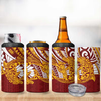 Couple Dolphins Maori Motif 4 in 1 Can Cooler Tumbler - Polynesian Pride