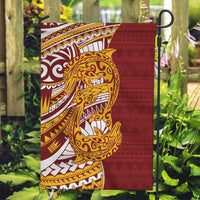 Couple Dolphins Maori Motif Garden Flag - Polynesian Pride
