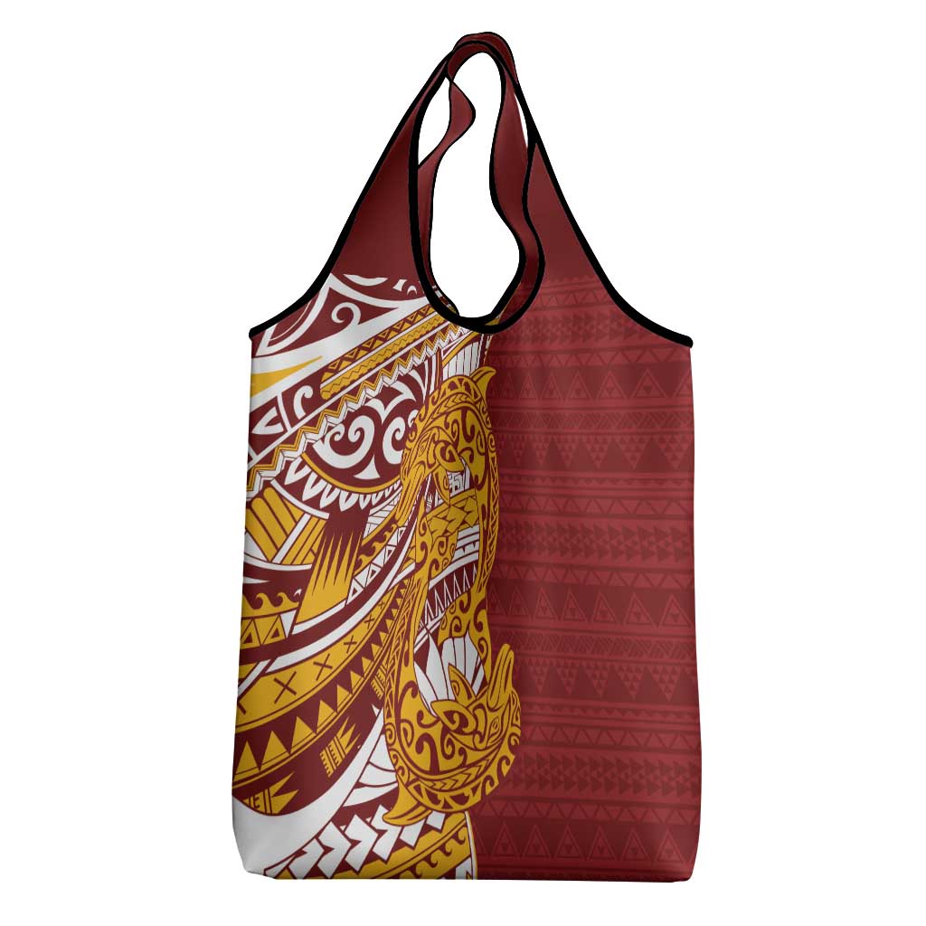 Couple Dolphins Maori Motif Grocery Bag - Polynesian Pride