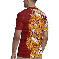 Couple Dolphins Maori Motif Rugby Jersey - Polynesian Pride