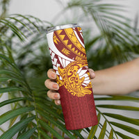 Couple Dolphins Maori Motif Skinny Tumbler - Polynesian Pride