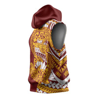 Couple Dolphins Maori Motif Sleeveless Hoodie - Polynesian Pride