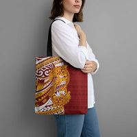 Couple Dolphins Maori Motif Tote Bag - Polynesian Pride