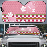 Japanese Asanoha Pattern Auto Sun Shade Charm Against Evil Spirits - Polynesian Pride