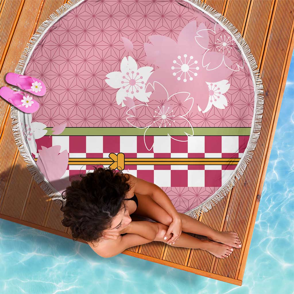 Japanese Asanoha Pattern Beach Blanket Charm Against Evil Spirits LT9 - Polynesian Pride