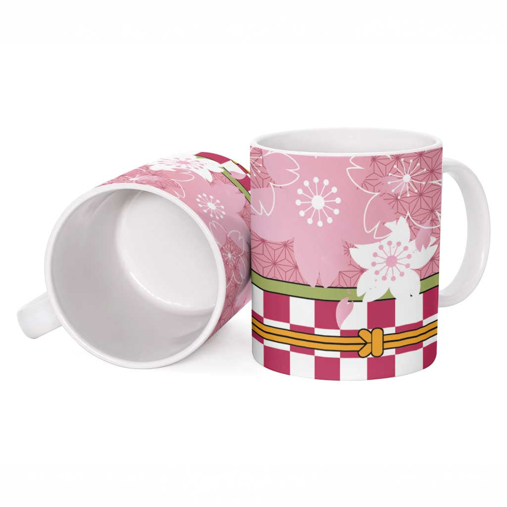 Japanese Asanoha Pattern Ceramic Mug Charm Against Evil Spirits LT9 - Polynesian Pride
