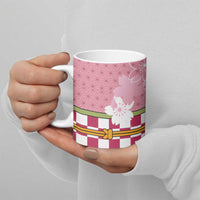 Japanese Asanoha Pattern Ceramic Mug Charm Against Evil Spirits LT9 - Polynesian Pride