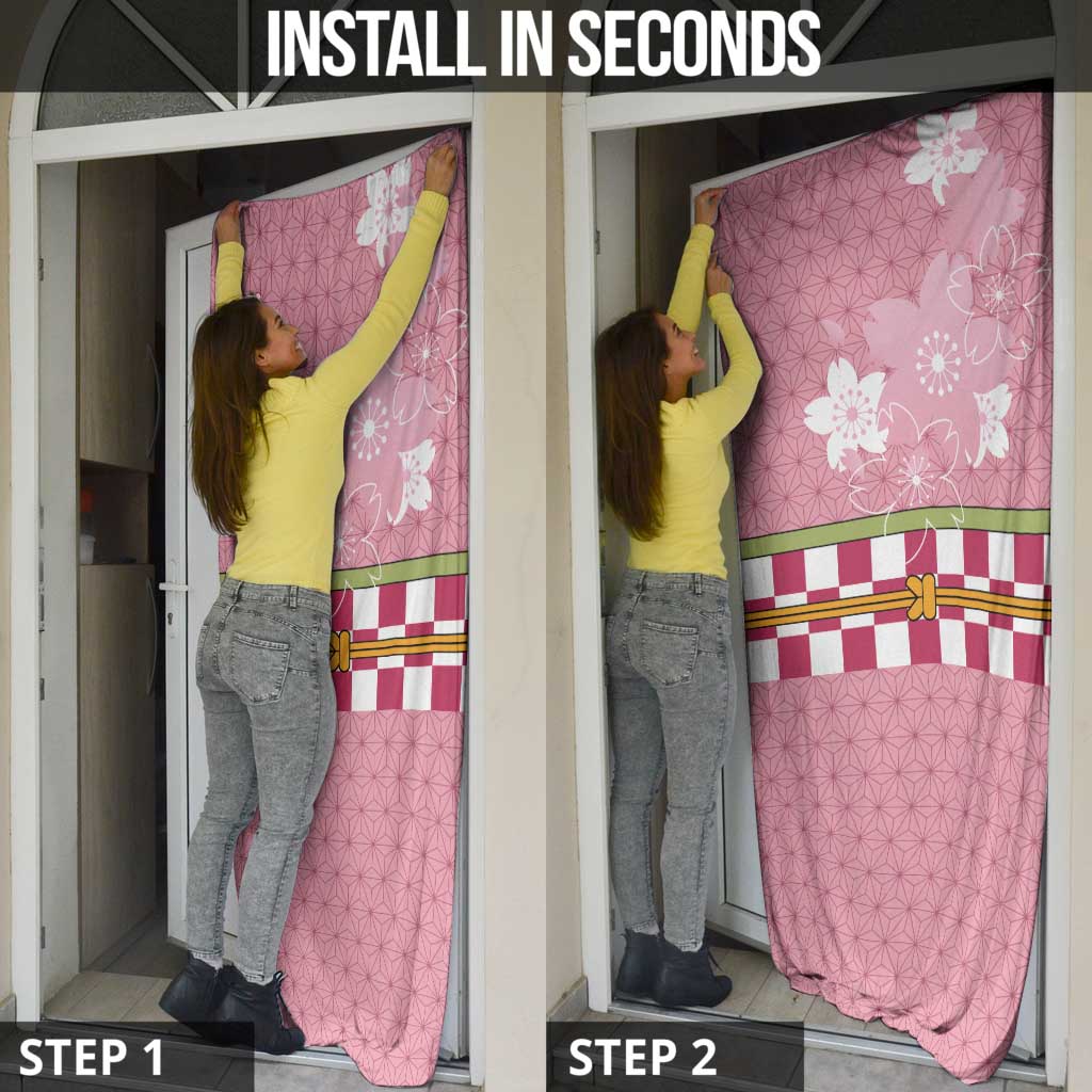 Japanese Asanoha Pattern Door Cover Charm Against Evil Spirits - Polynesian Pride