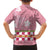 Japanese Asanoha Pattern Family Matching Long Sleeve Bodycon Dress and Hawaiian Shirt Charm Against Evil Spirits - Polynesian Pride