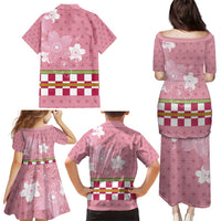 Japanese Asanoha Pattern Family Matching Puletasi and Hawaiian Shirt Charm Against Evil Spirits LT9 - Polynesian Pride