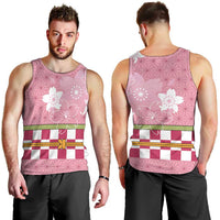 Japanese Asanoha Pattern Men Tank Top Charm Against Evil Spirits LT9 - Polynesian Pride