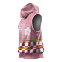 Japanese Asanoha Pattern Sleeveless Hoodie Charm Against Evil Spirits LT9 - Polynesian Pride