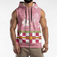Japanese Asanoha Pattern Sleeveless Zip Hoodie Charm Against Evil Spirits - Polynesian Pride