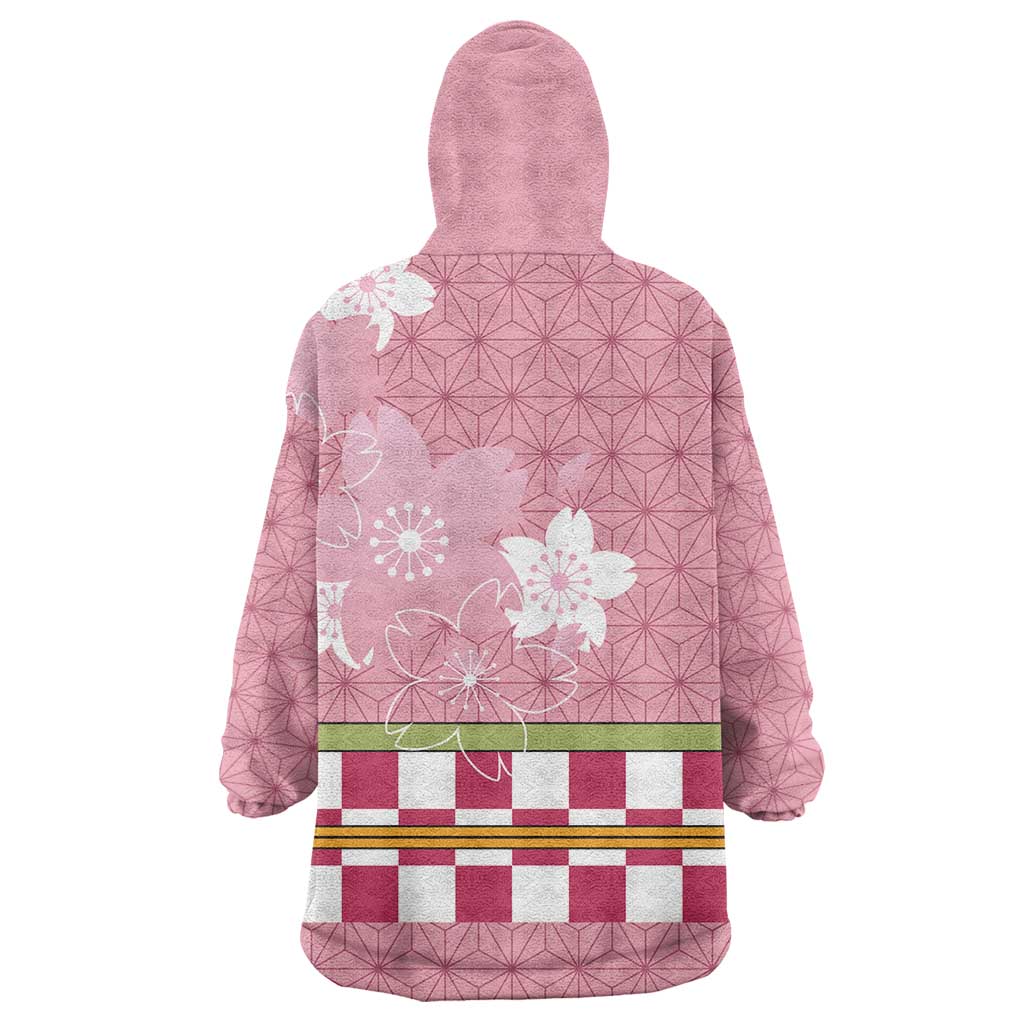 Japanese Asanoha Pattern Wearable Blanket Hoodie Charm Against Evil Spirits LT9 - Polynesian Pride