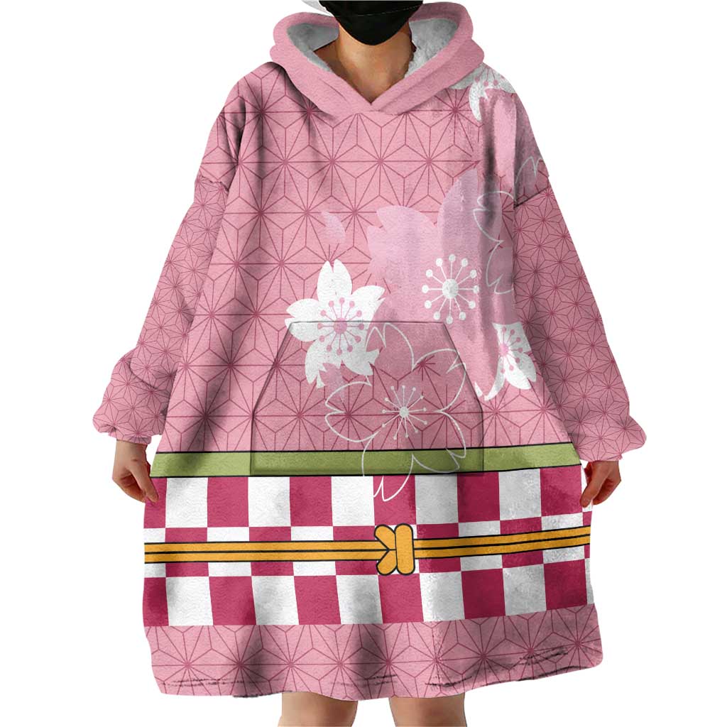 Japanese Asanoha Pattern Wearable Blanket Hoodie Charm Against Evil Spirits LT9 - Polynesian Pride