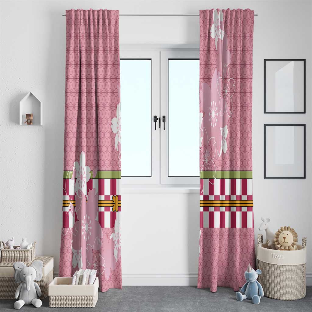 Japanese Asanoha Pattern Window Curtain Charm Against Evil Spirits - Polynesian Pride