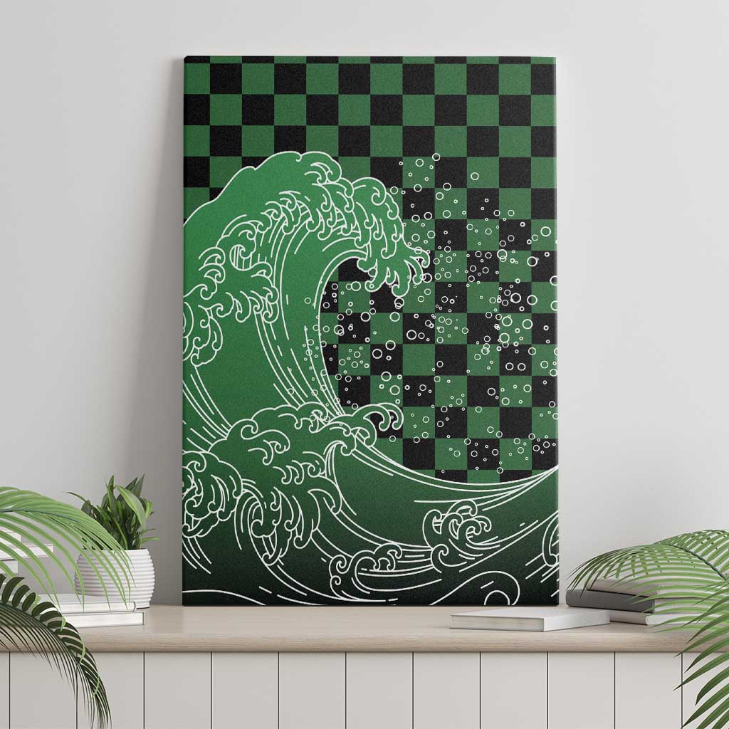 Japanese Asanoha Pattern Canvas Wall Art Water Breathing Slayer Dragon LT9 - Polynesian Pride