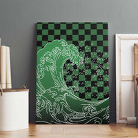 Japanese Asanoha Pattern Canvas Wall Art Water Breathing Slayer Dragon LT9 - Polynesian Pride