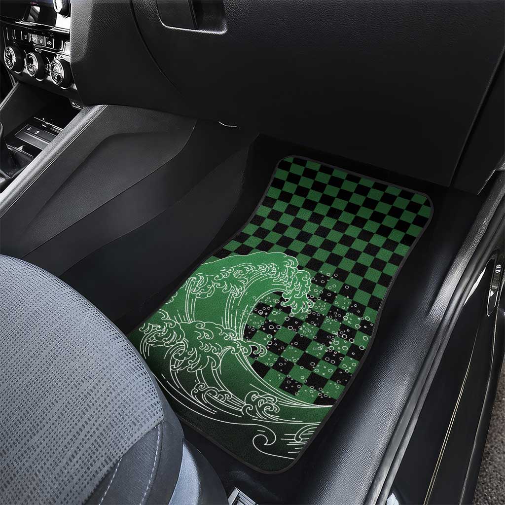Japanese Asanoha Pattern Car Mats Water Breathing Slayer Dragon LT9 - Polynesian Pride