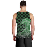 Japanese Asanoha Pattern Men Tank Top Water Breathing Slayer Dragon LT9 - Polynesian Pride