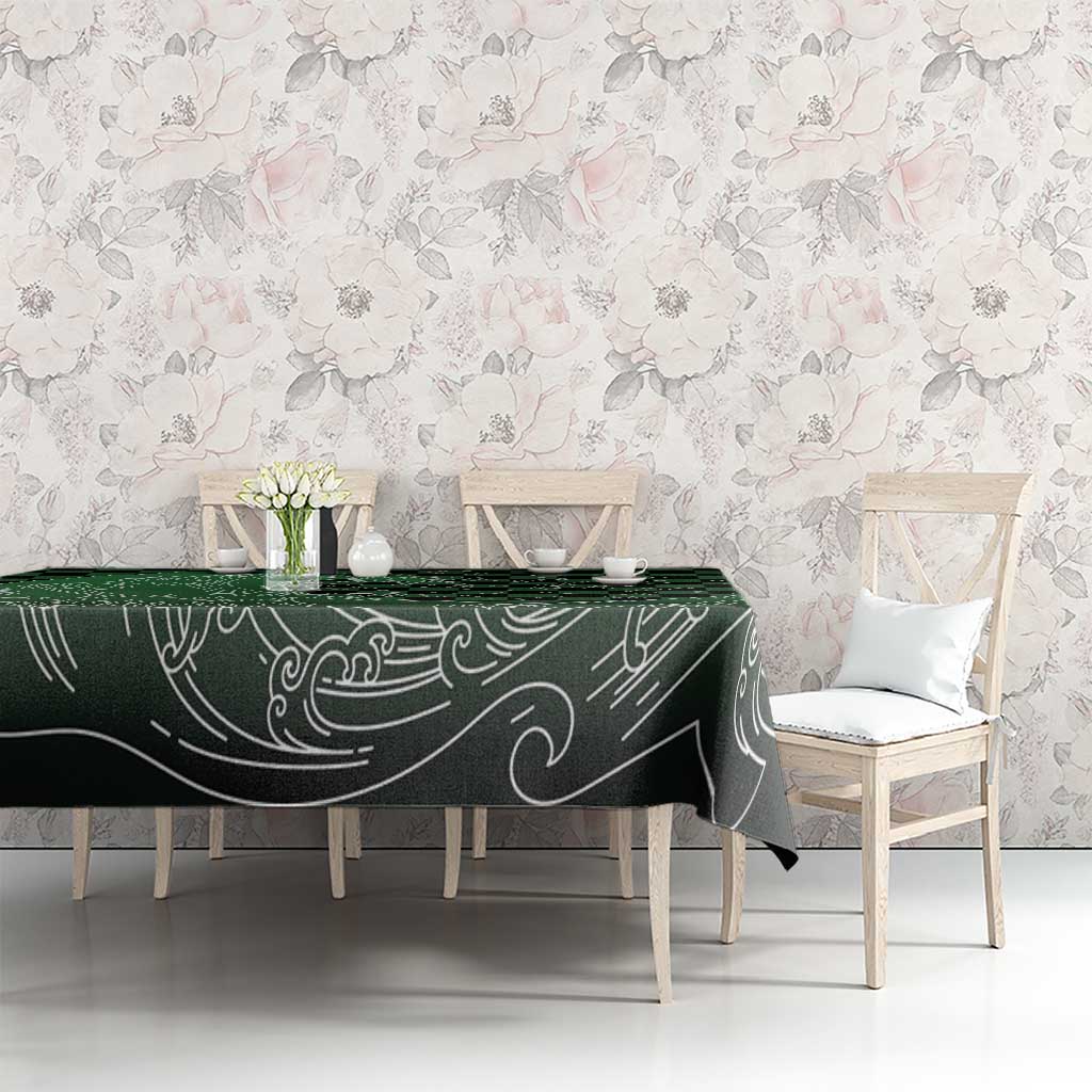 Japanese Asanoha Pattern Tablecloth Water Breathing Slayer Dragon LT9 - Polynesian Pride