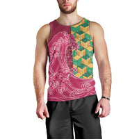 Japanese Bishamon-Kikkou Pattern Men Tank Top Water Pillar Silent River Flow LT9 - Polynesian Pride