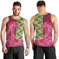 Japanese Bishamon-Kikkou Pattern Men Tank Top Water Pillar Silent River Flow LT9 - Polynesian Pride