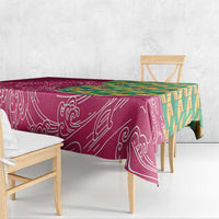Japanese Bishamon-Kikkou Pattern Tablecloth Water Pillar Silent River Flow LT9 - Polynesian Pride