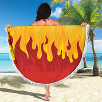 Japanese Kaen Pattern Beach Blanket Flame Pillar Blazing Lion Heart LT9 - Polynesian Pride