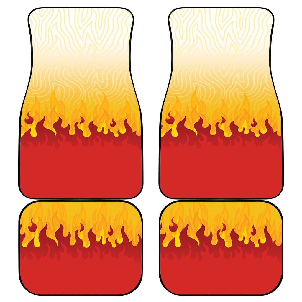 Japanese Kaen Pattern Car Mats Flame Pillar Blazing Lion Heart LT9 - Polynesian Pride
