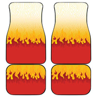 Japanese Kaen Pattern Car Mats Flame Pillar Blazing Lion Heart LT9 - Polynesian Pride