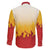 Japanese Kaen Pattern Family Matching Puletasi and Hawaiian Shirt Flame Pillar Blazing Lion Heart - Polynesian Pride