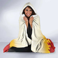 Japanese Kaen Pattern Hooded Blanket Flame Pillar Blazing Lion Heart - Polynesian Pride