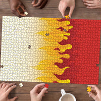 Japanese Kaen Pattern Puzzle Flame Pillar Blazing Lion Heart LT9 - Polynesian Pride