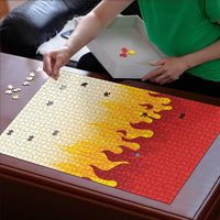 Japanese Kaen Pattern Puzzle Flame Pillar Blazing Lion Heart LT9 - Polynesian Pride