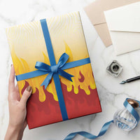 Japanese Kaen Pattern Wrapping Paper Flame Pillar Blazing Lion Heart LT9 - Polynesian Pride