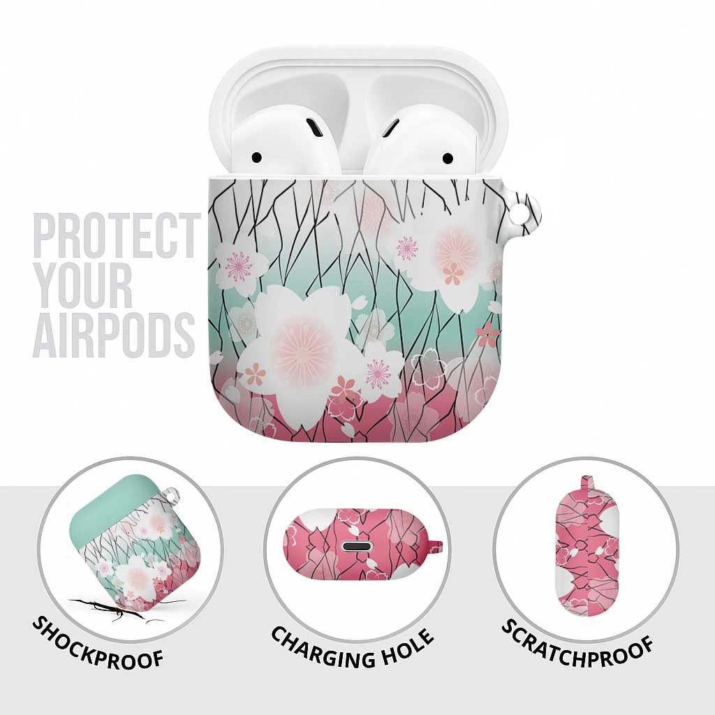 Japanese Kocho Pattern AirPods Case Insect Pillar Butterfly Flower Fairy LT9 - Polynesian Pride
