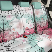 Japanese Kocho Pattern Back Car Seat Cover Insect Pillar Butterfly Flower Fairy - Polynesian Pride